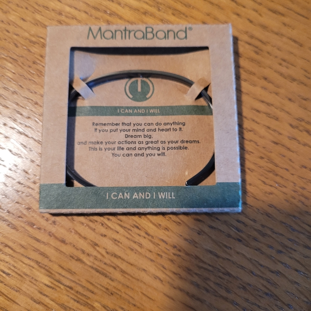 MantraBand - I CAN AND I WILL,  NWT AND BOX